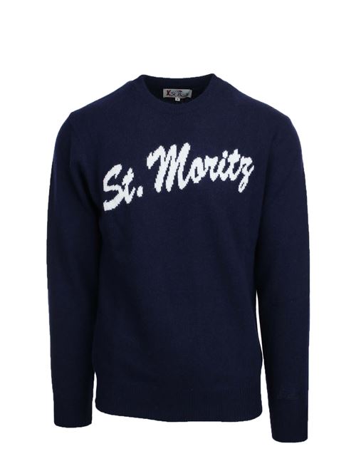 Maglia girocollo in lana cachemire St. Moritz Saint Barth MC2 | Maglie | HER102895G61